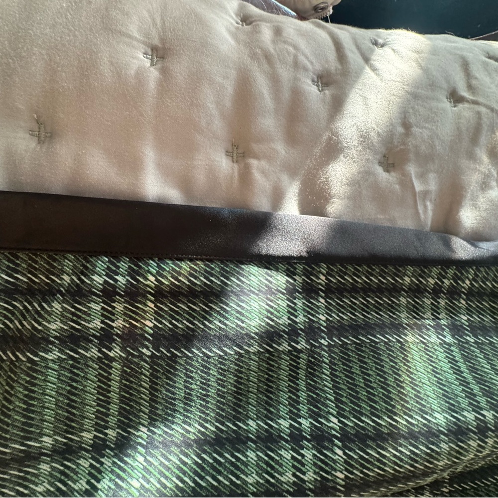 Gorgeous Chiara Boni Striped Green and Black pants with tuxedo stripes. - Picture 4 of 4